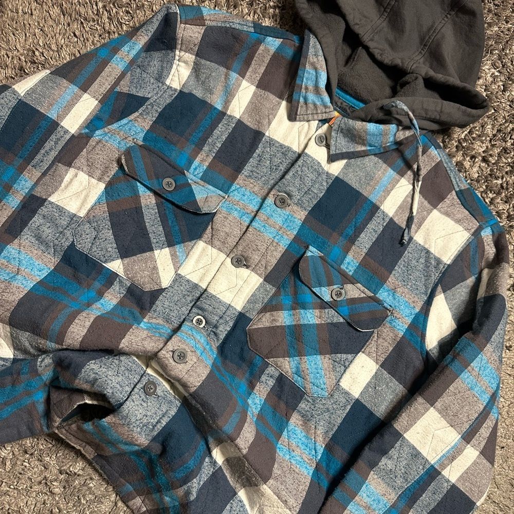 2000s Op Flannel Hoodie